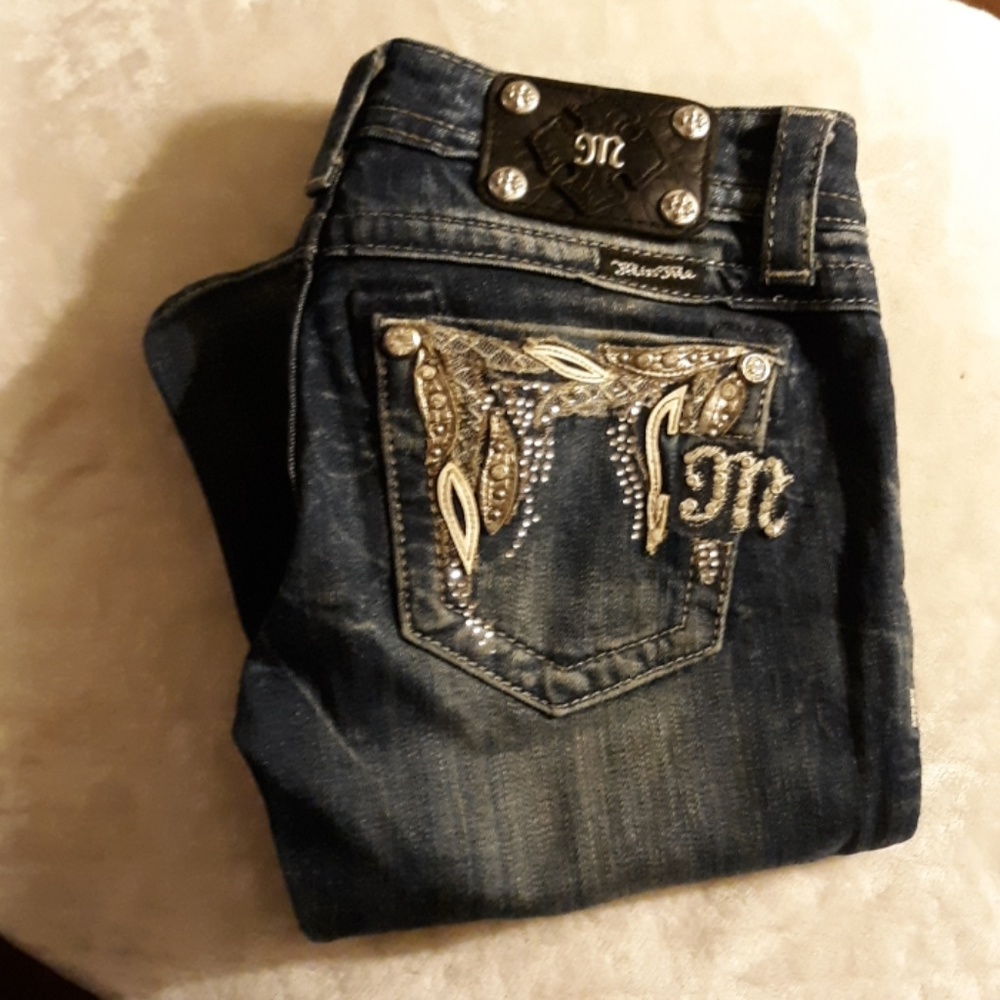 MISS ME JEANS SZ 24 BOOTCUT
